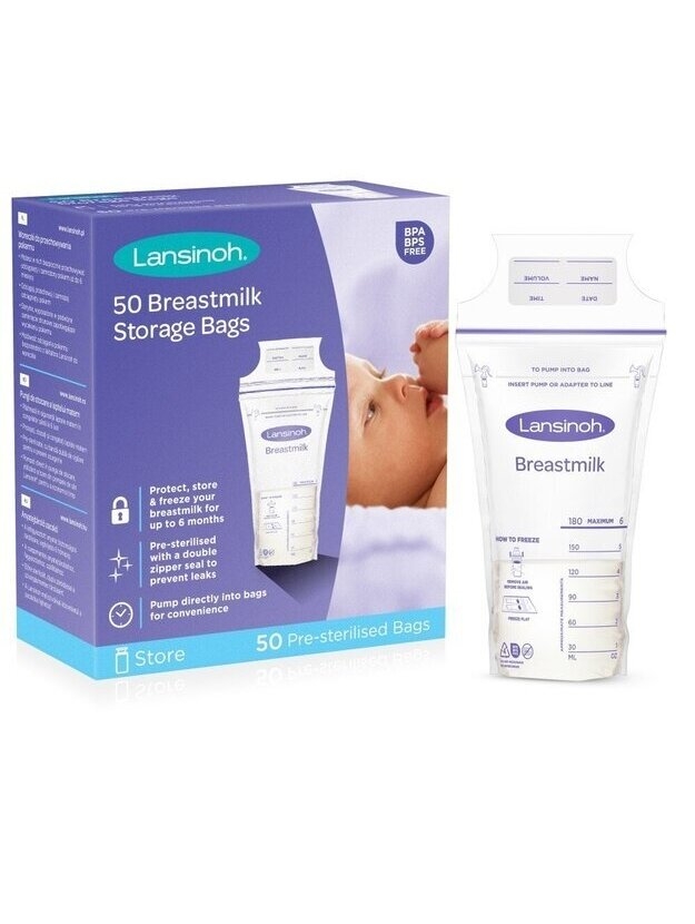 Lansinoh Milk storage Bags 50packs