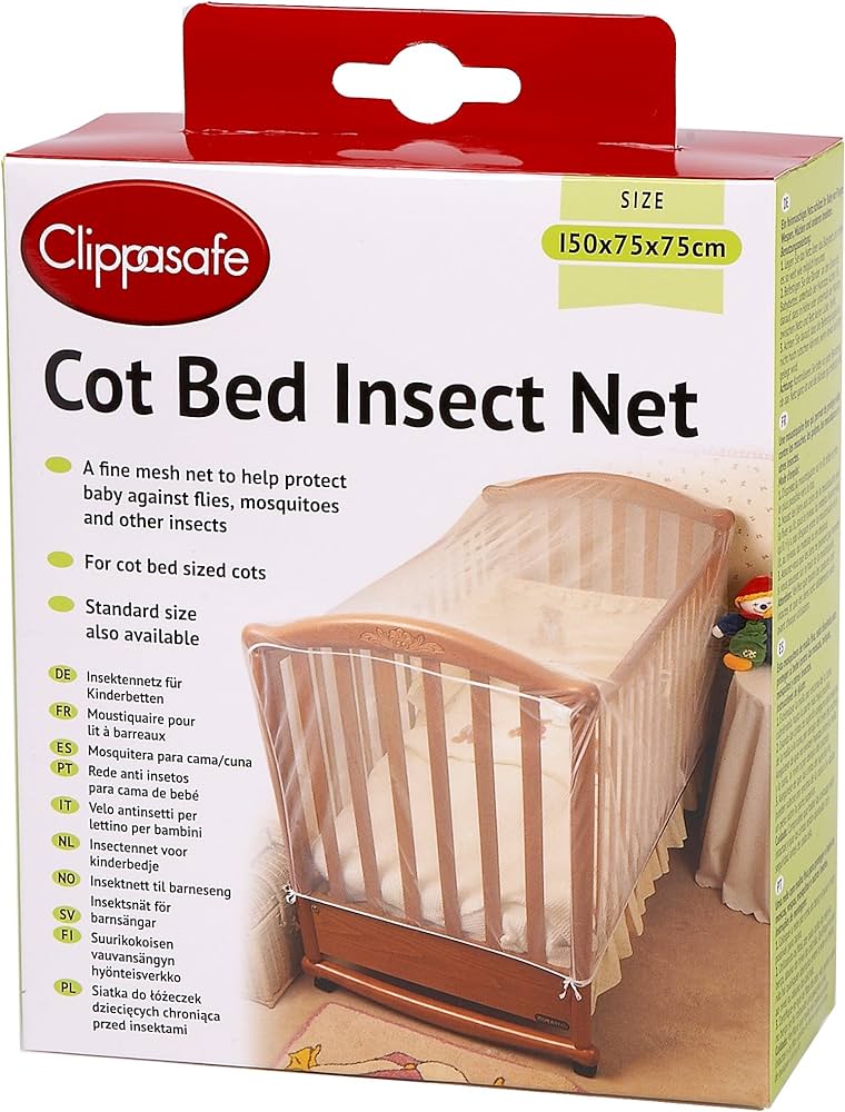 CLIPPASAFE COT INSECT NET.