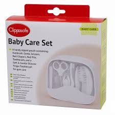 CLIPPASAFE BABY CARE SET.