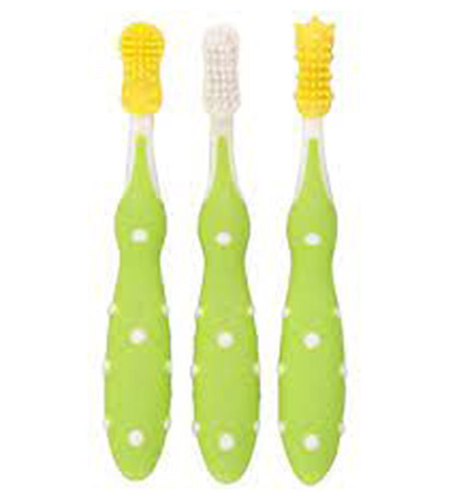 Nuby toothbrush set 3m+